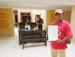 Puluhan Wartawan Taliabu Resmi Laporkan Ketua DPRD Pultab