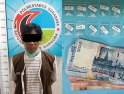 Warkop di Tanah Merah Surabaya Digrebek, Pria ini Polisi Sita 19 Paket Sabu Siap Edar