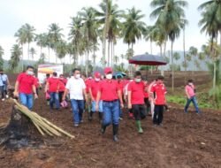 Hari Jadi Minsel FDW-PYR Buka Rangkaian Kegiatan dengan Menanam Secara Massal