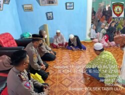 Kunjungan Kapolres Merangin ke Rumah Duka Akibat Laka Lantas di Batanghari