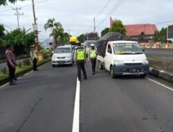KRYD Depan Polres Minsel, Ratusan Pengguna Jalan Terima Suntikan Vaksin Covid-19