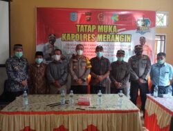 Kapolres Merangin Gelar Tatap Muka Dalam Rangka Akselerasi, Percepatan Pencapaian Vaksinasi di Wilayah Hukum Polsek Jangkat