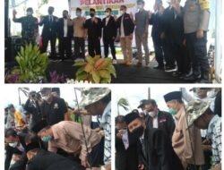 Masyarakat Hadiri Pelantikan Karangtaruna Tunas Jaya Desa Setail dengan Membawa Stick Pancingan