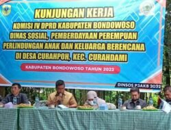 Kunker Bersama Dinsos, Komisi IV DPRD Bondowoso Minta Desa Akomodir Penyandang Disabilitas