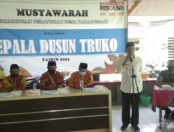Ini Ketegasan Budiyono Dalam Sambutannya Pemilihan Kadus Truko di Desa Karangsari