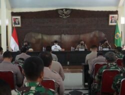 Dandim 0822 Bondowoso Hadiri Rakor Evaluasi Pencapaian Vaksinasi