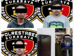 Tiga Bandit Jalanan Ditangkap Polrestabes Surabaya