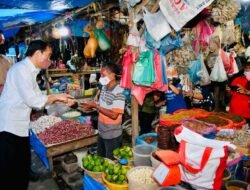 Kedatangan Presiden Jokowi dengan Antusias Disambut Ribuan Masyarakat Dairi