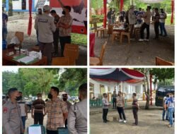 Pengecekan Giat Vaksinasi oleh Kapolres Merangin yang Baru