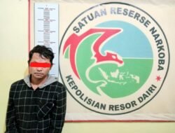 Sat Resnarkoba Polres Dairi Ringkus Terduga PelakuTindak Pidana Narkotika Gol I Jenis Sabu