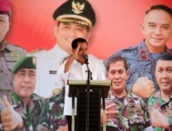 Dua Jendral TNI dan Polri bersama Bupati Banyuasin Hadiri Vaksinasi Massal