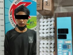Dari Pria Ini Polisi Amankan 32,96 Gram Sabu dan 73 Ribu Butir Pil Koplo Berlogo Yurindo