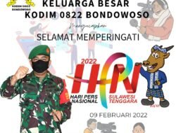 Dandim 0822 Bondowoso, Sampaikan Apresiasi dan Ucapan di Hari Pers Nasional 2022