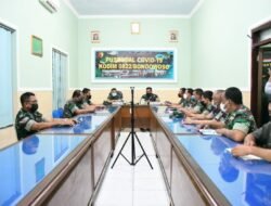 Kodim 0822 Bondowoso Menerima Kunjungan Wasrik Itdam V/Brawijaya