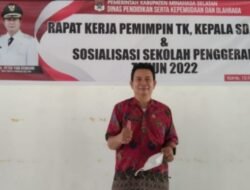 Kadis Raco Pimpin Sosialisasi dan Pemaparan Terkait Sekolah Penggerak Tahun 2022