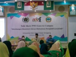Bangun Ekosistem Literasi Mahasiswa, PWI Probolinggo Raya Raya Gelar Goes to Campus
