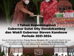 Bupati FDW Hadiri Syukuran 1 Tahun Kepemimpinan Gubernur dan Wakil Gubernur Sulut