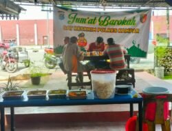 Program Satreskrim Polres Kampar, Jum’at Barokah Terus Berbagi ke Kaum Dhuafa