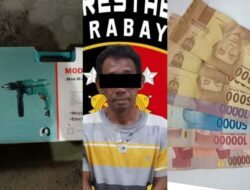 Resedivis Pembobol Rumah Kosong Ditangkap Anggota Resmob Satreskrim Polrestabes Surabaya