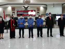 Lantik Tujuh Pejabat Baru Wawali Hengky Honandar Ingatkan Agar Bekerja Lebih Maksimal