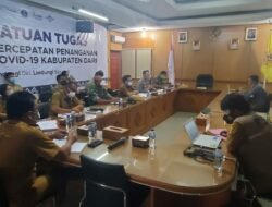 Kapolres Bersama Forkopimda Dairi Rapat Kordinasi Pembahasan Penanganan Covid-19