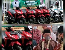 Harlah NU yang ke 96, Faisol Riza Hadiahkan 45 Unit Motor