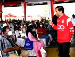 Capaian Vaksinasi di Kota Bitung Diatas 70 Persen, Jokowi Sebut Maurits – Hengky Sangat Berprestasi