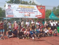 Polres Pamekasan Olahraga Bersama Media, Peringati Hari Pers Nasional Tahun 2022