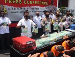 46,6 Kg Sabu dan 4.000 Pil Koplo Berhasil di Amankan Satresnarkoba Polrestabes Surabaya