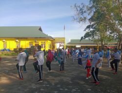 TNI dan Pemda di Taliabu Gelar Senam Sehat