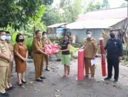 Wabup PYR Tinjau Lokasi Banjir di Desa Matani dan Matani Satu Kec. Tumpaan