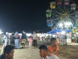 Dimasa Pandemi Covid-19, Pasar Malam di Desa Suka Mulya Bebas Beroperasi