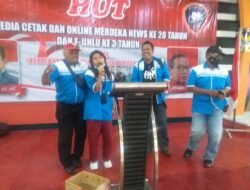 Lantunan Tembang ‘Pertemuan’ Dinyanyikan Wartawati Lensa Nusantara, Ramaikan HUT Merdeka News dan F-Jinlu Lumajang