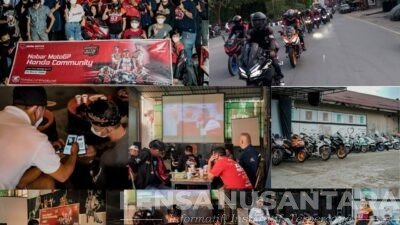 Upaya Mempererat Persaudaraan Antar Bikers, Astra Motor Kaltim 2 Gelar Nonton Bareng Prix Motor3 dan MotoGP