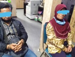 Kepergok Nyopet Milik Pengunjung Pasar, Pasutri Asal Surabaya Ngandang di Polsek Asemrowo