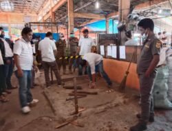 PD Pasar Kabupaten Dairi Melakukan Penataan Pusat Pasar Sidikalang