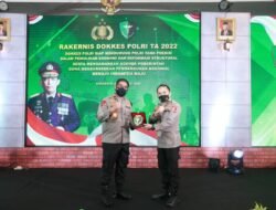 Pusdokkes Polri Menggelar Rakernis T.A 2022 di Kota Surabaya Dibuka Secara Langsung Oleh Wakapolda Jatim
