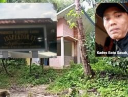MCK Tahun 2019 Desa Batu Sasak Diduga Sunat Masal, Ini Respon Inspektorat Kampar