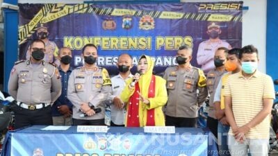 Jelang Bulan Suci Ramadhan, Polres Sampang Amankan 40 Ranmor di Arena Balap Liar