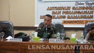 Rakor Kamtibmas Jelang Bulan Ramadhan, Ini Pesan Dandim 0822 Bondowoso