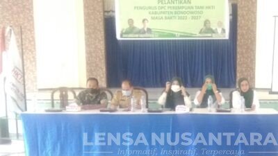 Dinas Pertanian Hadiri Pelantikan Pengurus DPC Perempuan Tani HKTI Kabupaten Bondowoso