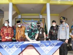 Dandim 0822 bersama Forkopimda Bondowoso Gelar Video Conference Dalam Rangka Louncing Rumah Restorative Justice