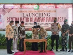 Bupati Pamekasan Launching Sentra Batik Tulis di Desa Klampar