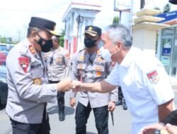 Bupati FDW Sambut Kapolda Sulut Tinjau Vaksinasi Serentak di Polres Minsel