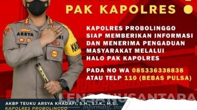 Polres Probolinggo Luncurkan Program Halo Pak Kapolres