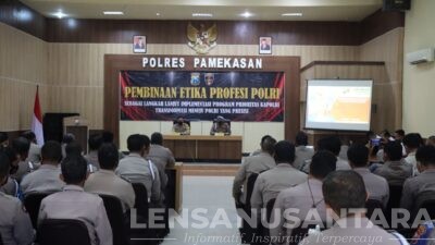 Bidpropam Polda Jatim Gelar Sosialisasi Pembinaan Etika Profesi Polri di Polres Pamekasan