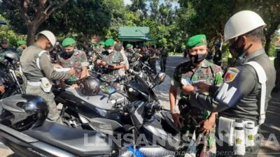 Ciptakan Prajurit Dasiplin Berlalu Lintas, Kodim 0826 Pamekasan Gelar Cek Kelengkapan Kendaraan Bermotor