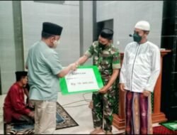Safari Sholat Subuh Bersama Dandim, Bupati Bantaeng Serahkan Bantuan Pembangunan Masjid