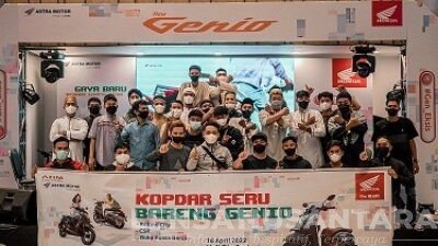 Genio Eksis Samarinda Ramaikan Acara Launching New Honda Genio
