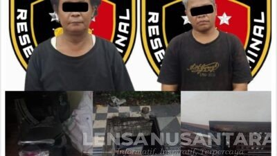 Dua Pelaku Pencuri Besi Gril Penutup Saluran Air Diringkus Jatanras Polrestabes Surabaya